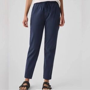 Faherty Essential Relaxed Drawstring Pants Faded Navy Size Medium EUC
